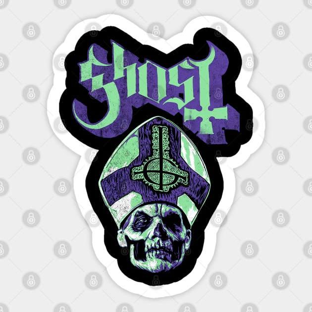 Ghost Band-Papa Emertius Sticker by trippy illusion